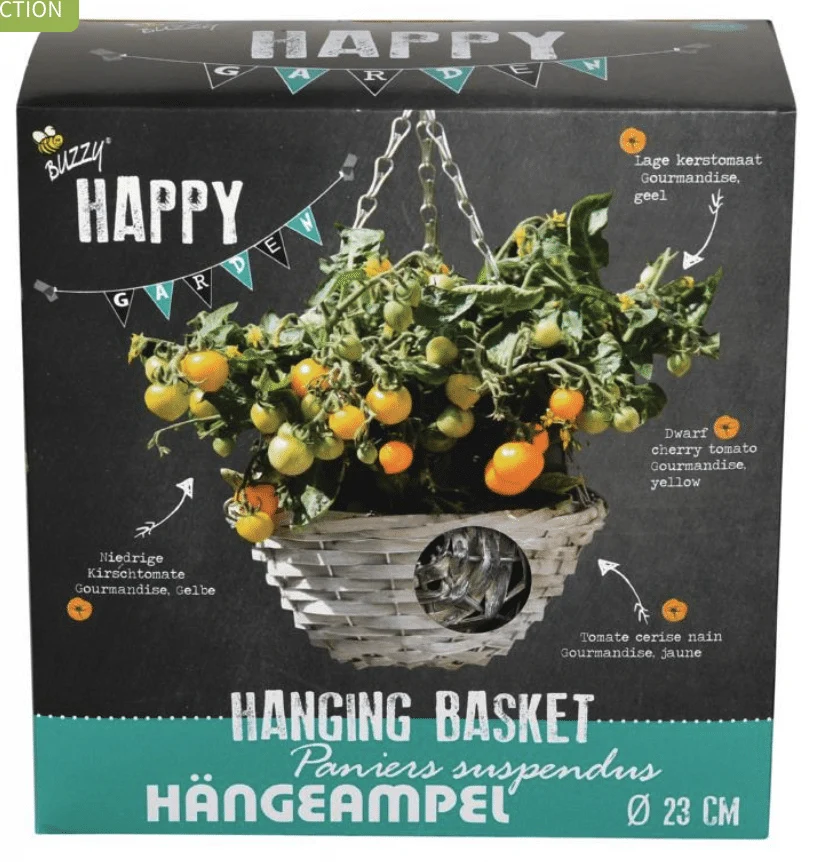 Ampel med Cherrytomat - Gourmandise, gul. - Image 3