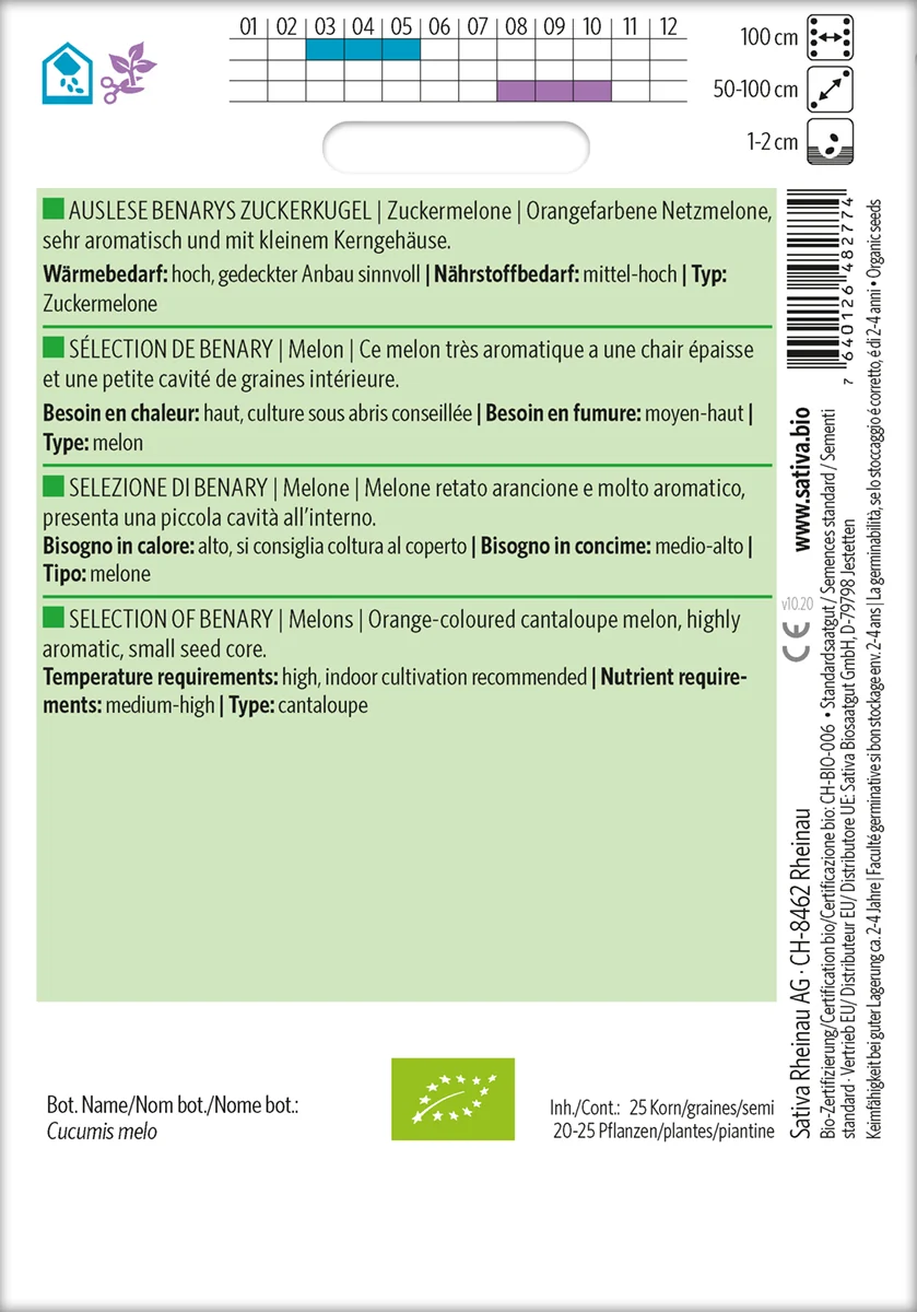 Melon - Selection Of Benary - ØKO - Image 2