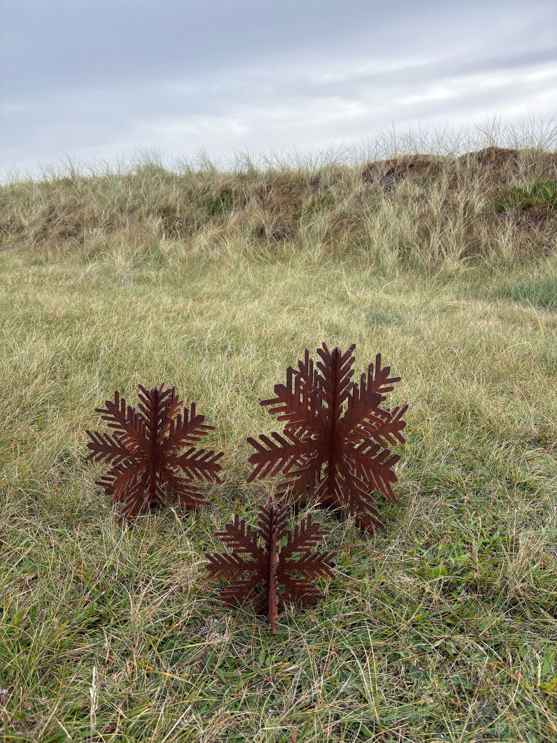 Snefnug i corten stål - Image 3