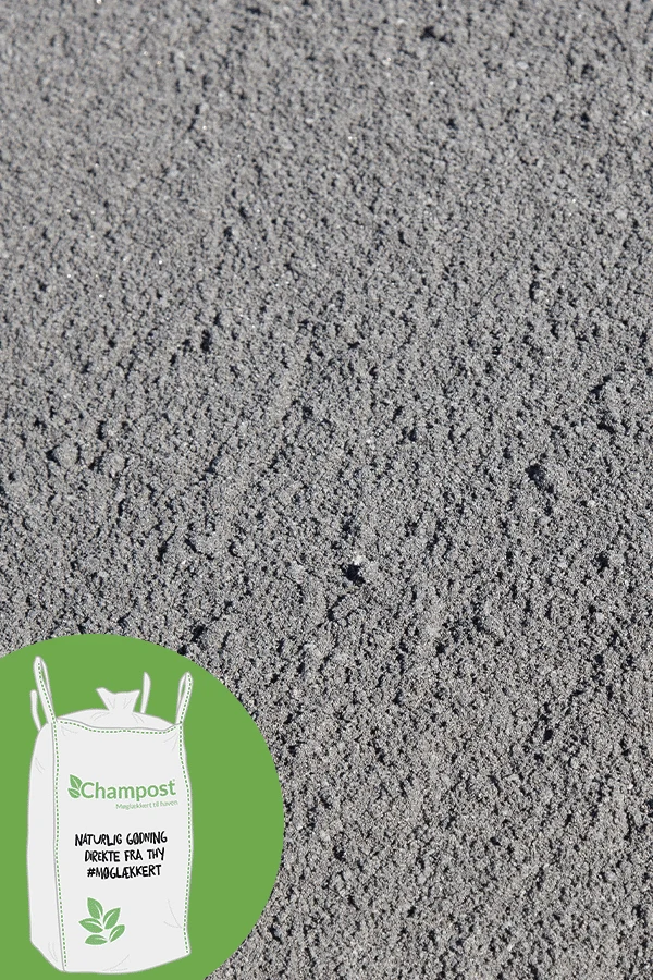 Stenmel - Sort - Bigbag